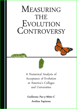 Cover Book Measuring Evolution Controversy Paz-y-Mino-C & Espinosa 2016